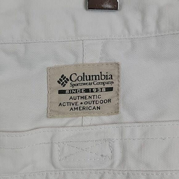 Columbia white cotton canvas shorts Size 14 - Picture 5 of 11